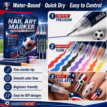 Show Your Team Spirit Right on Your Nails Support your favorite team with bold, eye-catching nail designs in minutes.