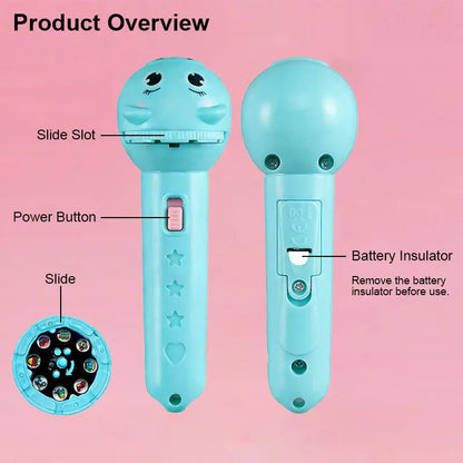 Ignite Their Imagination: Magical Kids Projection Flashlight Early Learning Toy