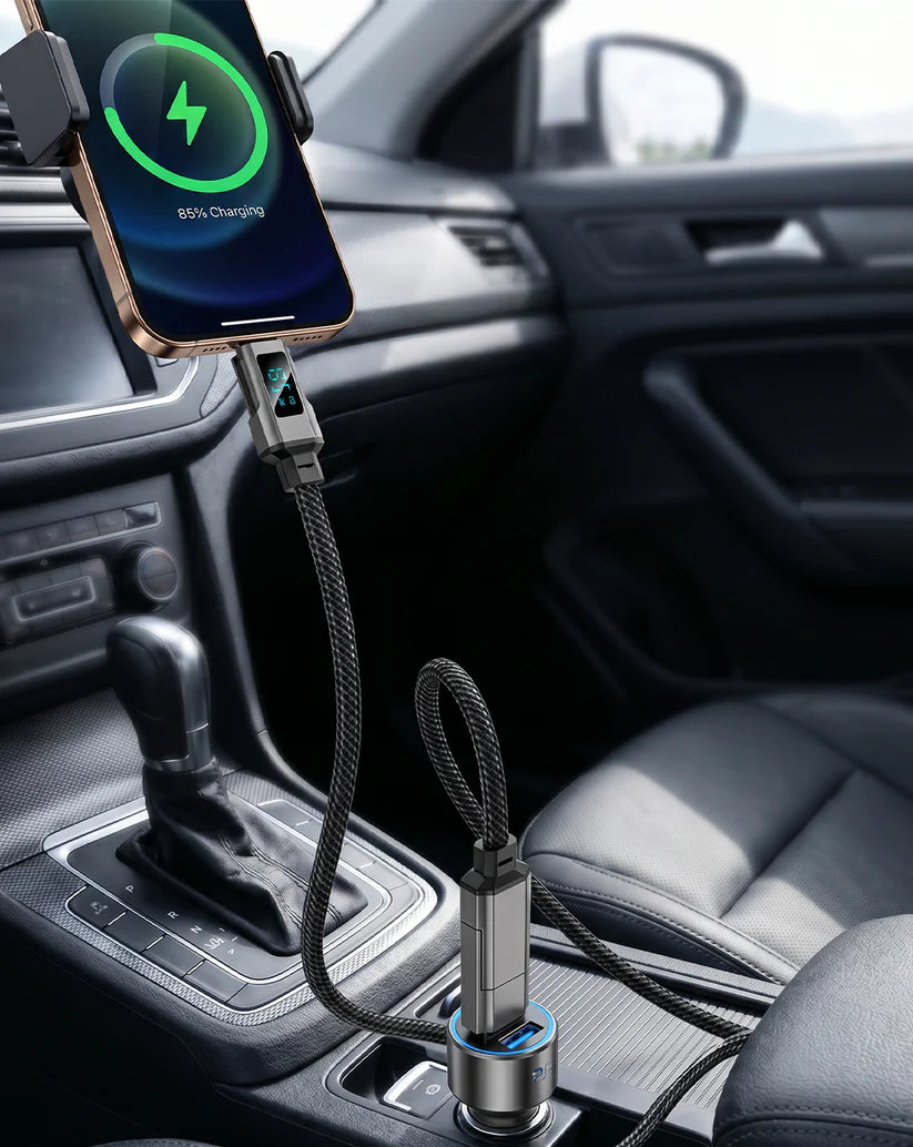 🔥4-in-1 Digital Display Keychain Charging Cable