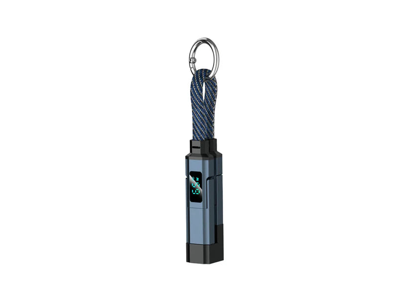 🔥4-in-1 Digital Display Keychain Charging Cable