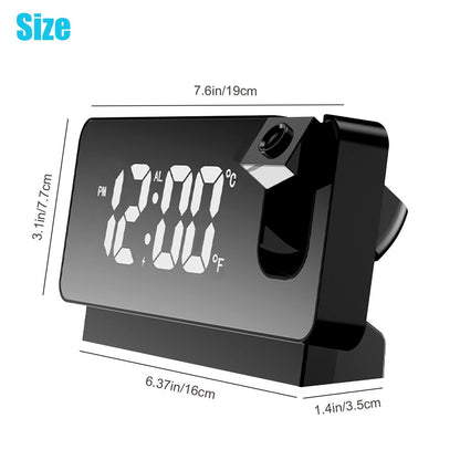 ⏰LED Digital Projection Alarm Clock Electronic Alarm Clock