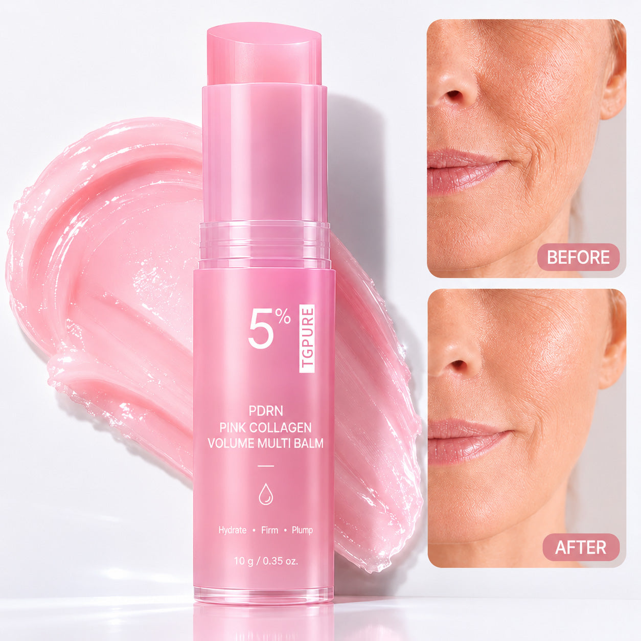 🔥LAST DAY 60% OFF Tgpure Korean Pink CollagenVolume Multi Balm