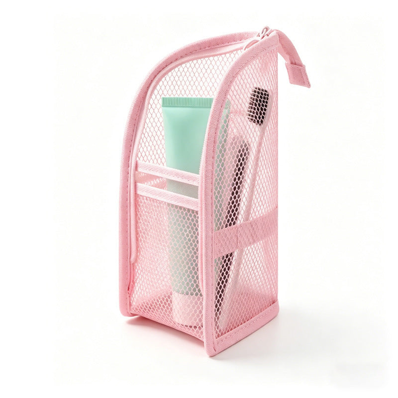 🔥LAST DAY SALE ONLY!! ✨BUY 1 GET 1 FREE!!!🔥Mesh Zipper Toiletry Storage Pouch - Multi-Pocket Travel Cosmetic Organizer Bag