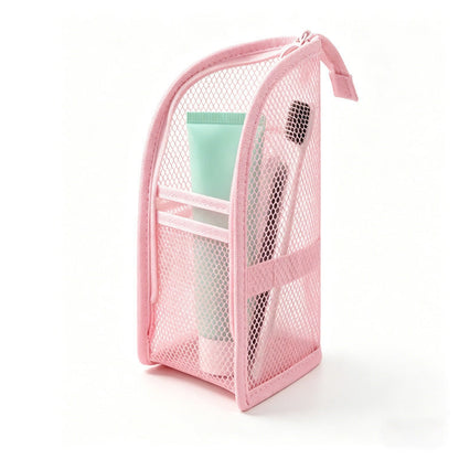 🔥LAST DAY SALE ONLY!! ✨BUY 1 GET 1 FREE!!!🔥Mesh Zipper Toiletry Storage Pouch - Multi-Pocket Travel Cosmetic Organizer Bag